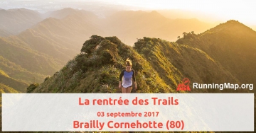 La rentrée des Trails