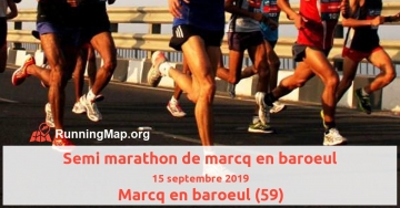 Semi marathon de marcq en baroeul