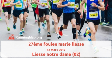 27ème foulee marle liesse 2017