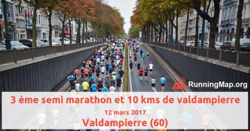 3 ème semi marathon et 10 kms de valdampierre 2017